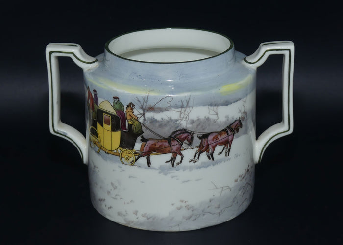 Royal Doulton Coaching Days | Snow Scene Pekoe open sugar bowl E2768