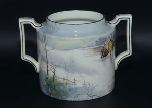 Royal Doulton Coaching Days | Snow Scene Pekoe open sugar bowl E2768