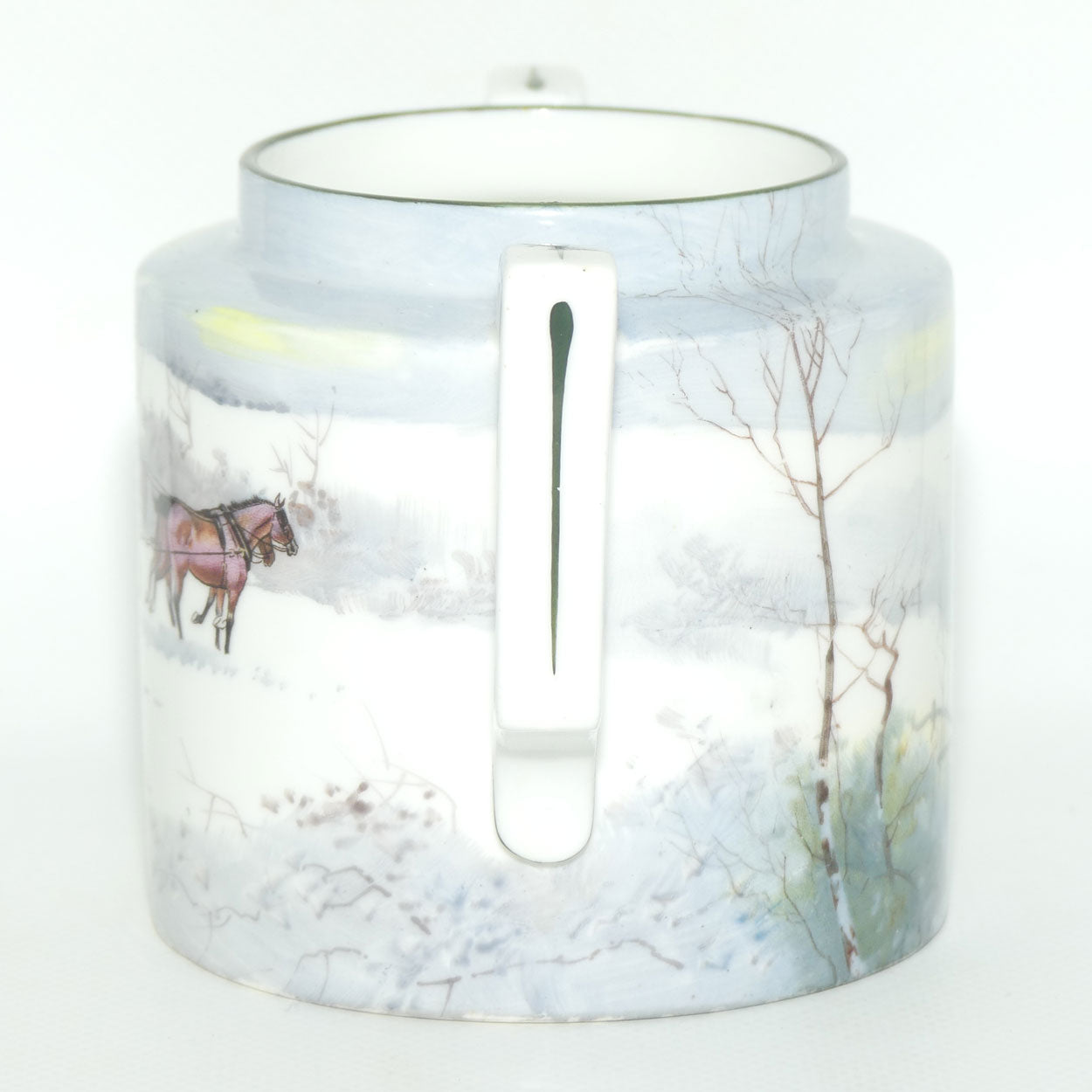 Royal Doulton Coaching Days | Snow Scene Pekoe open sugar bowl E2768