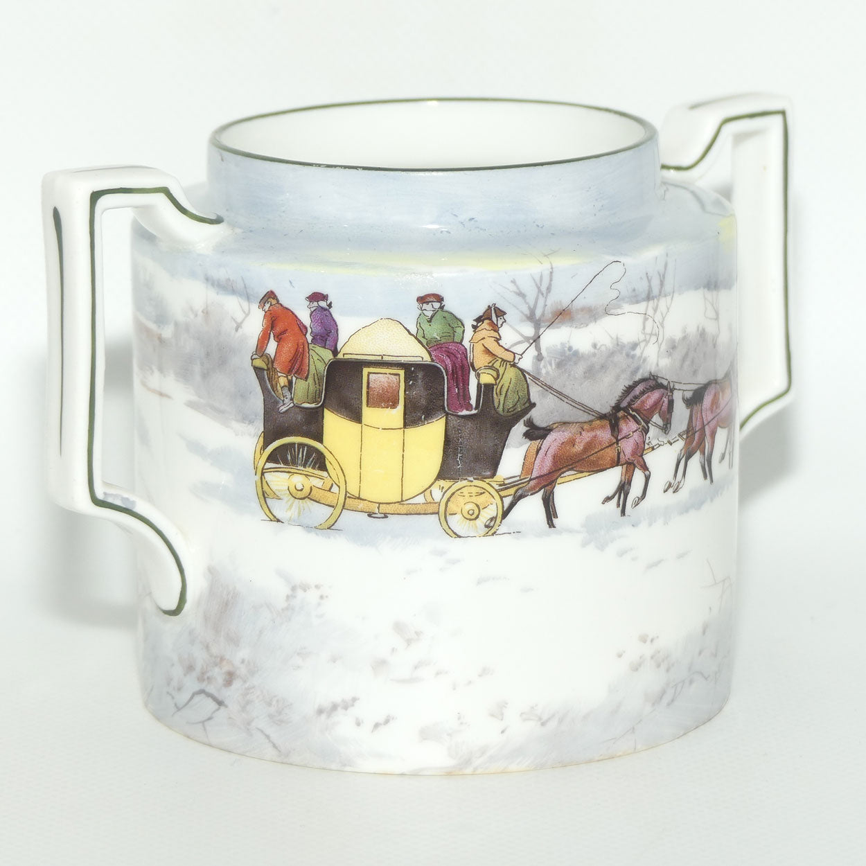 Royal Doulton Coaching Days | Snow Scene Pekoe open sugar bowl E2768