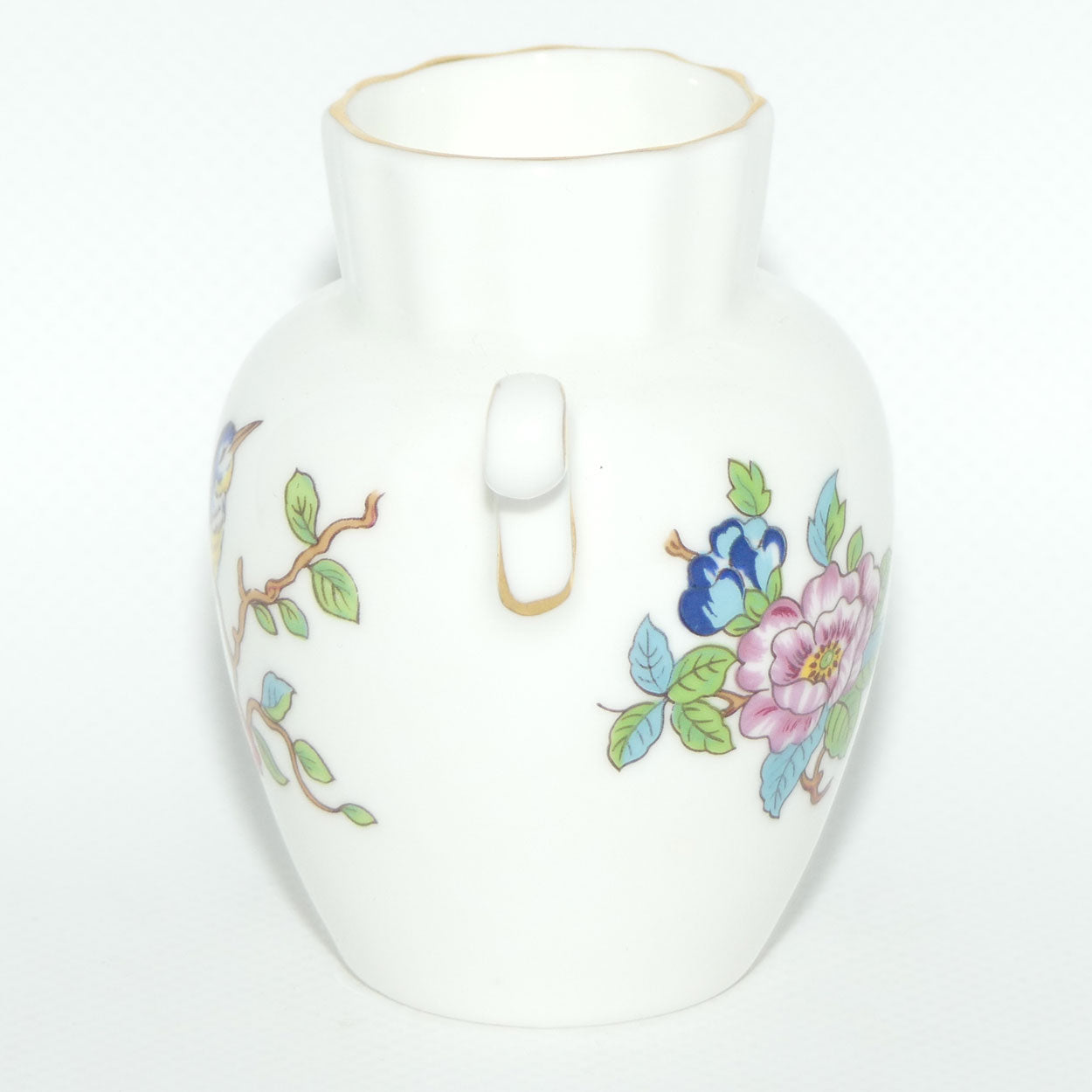 Aynsley Pembroke pattern double handle miniature vase
