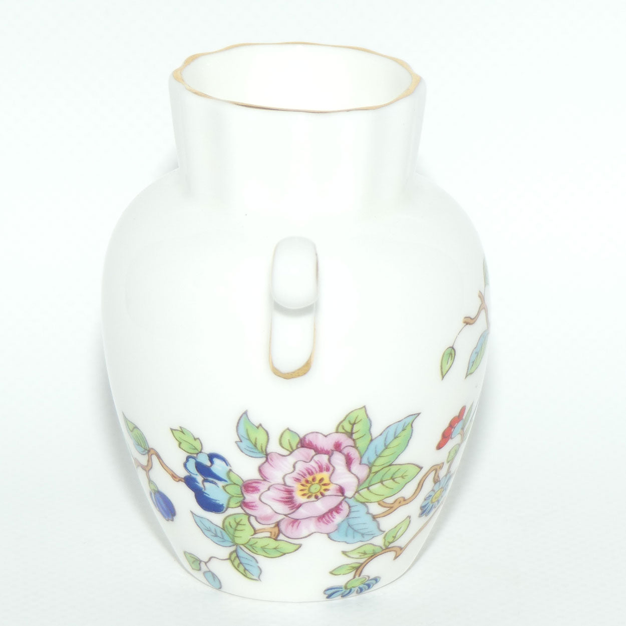 Aynsley Pembroke pattern double handle miniature vase