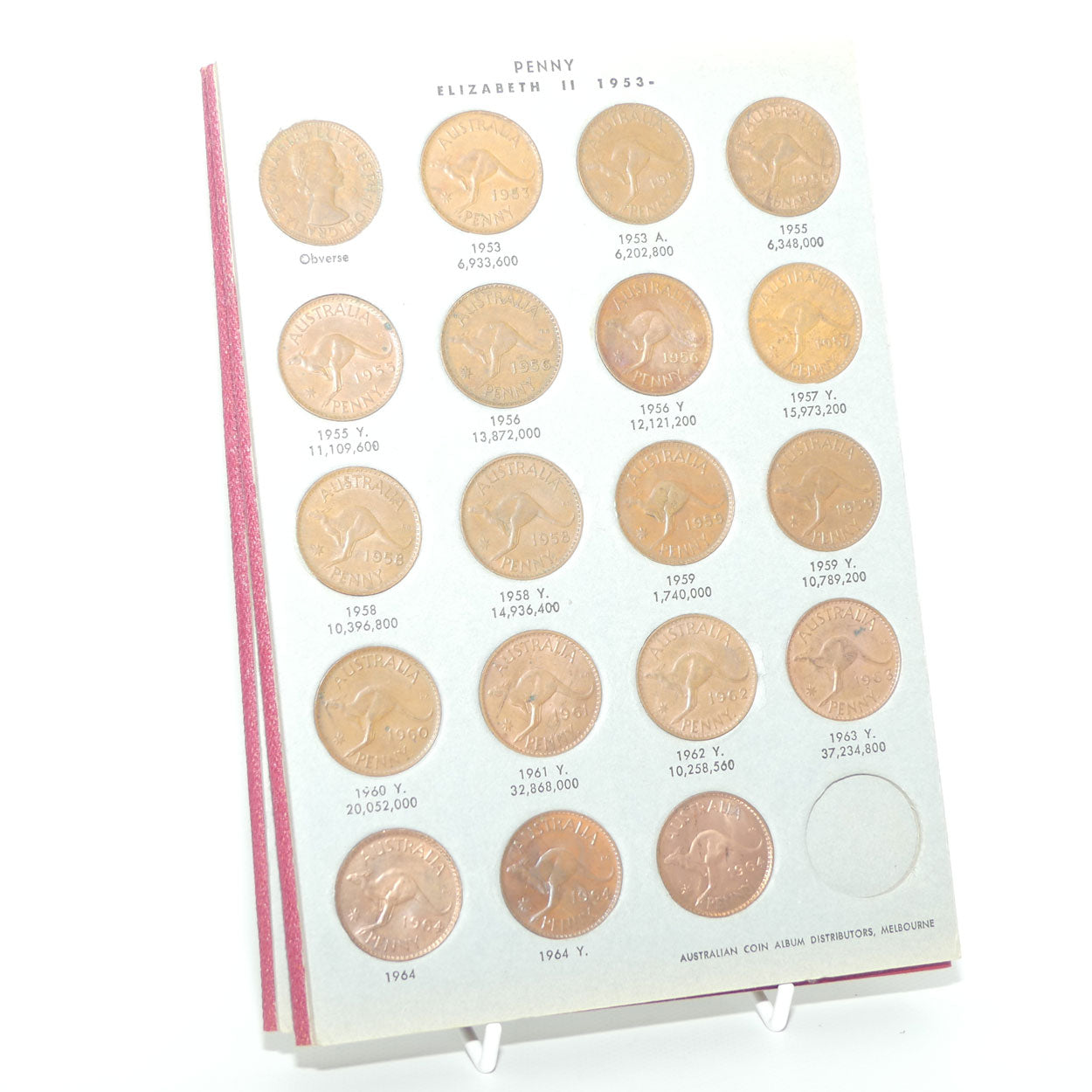 Hendo Australian Coin Album | Penny Set Complete but no 1930