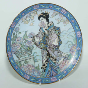 Royal Doulton Flower Maiden plate by Marty Noble | Peony Maiden