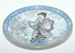 Royal Doulton Flower Maiden plate by Marty Noble | Peony Maiden