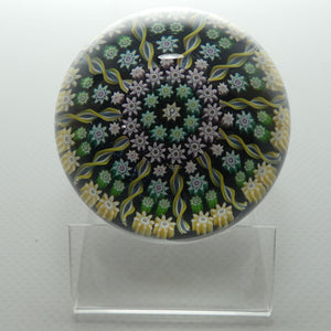 Vintage Millifiore glass paperweight, probably Perthshire made in Scotland outlets