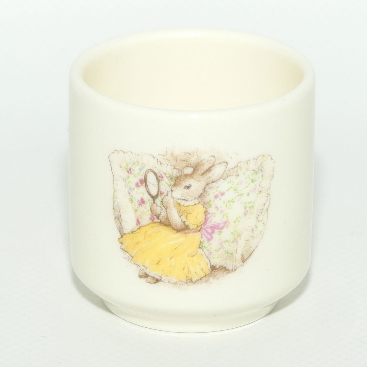 Royal Doulton Bunnykins egg cup | Picking Daisies | Bunny with Mirror