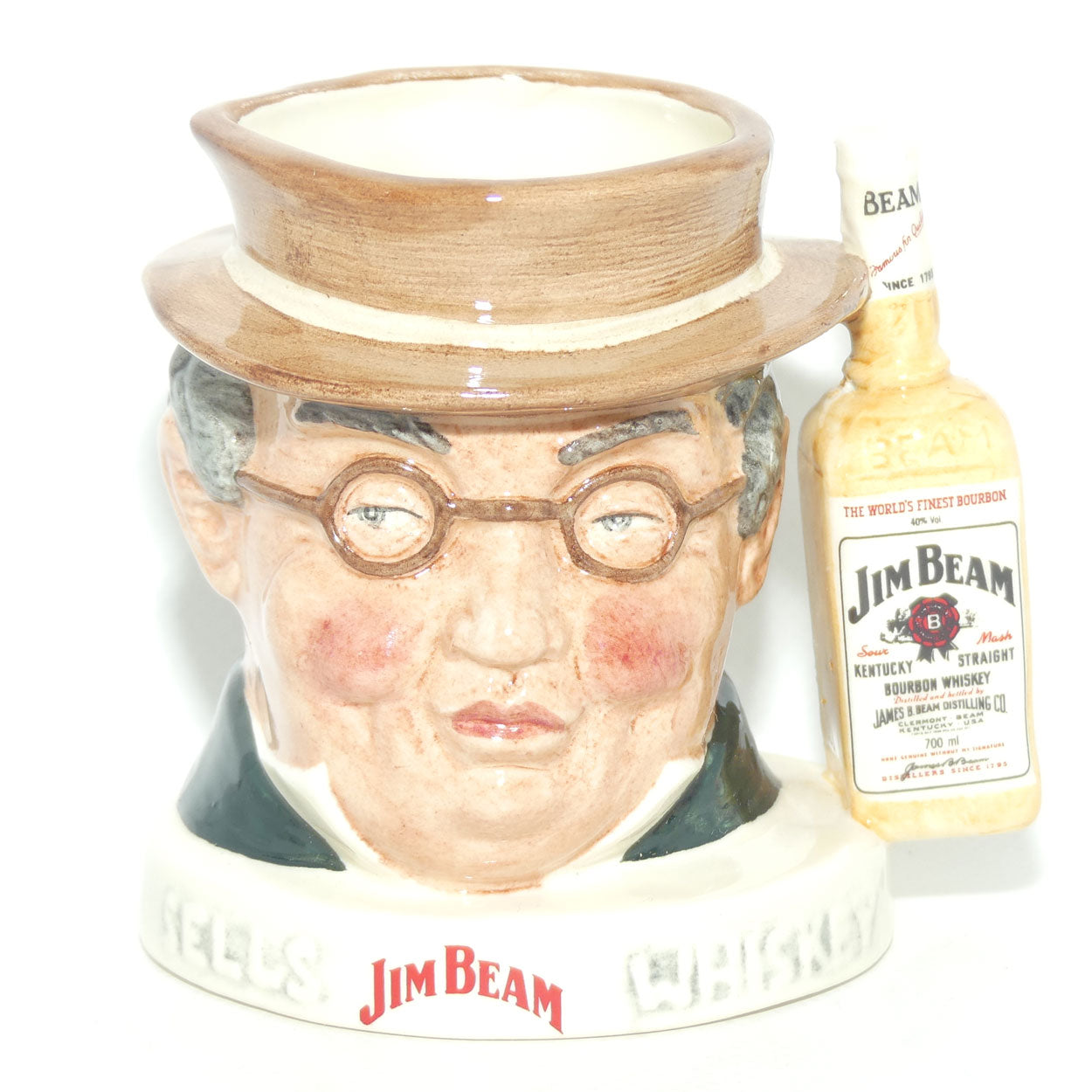 D- Royal Doulton small character jug Mr Pickwick | Pick Kwik Derby Jim Beam