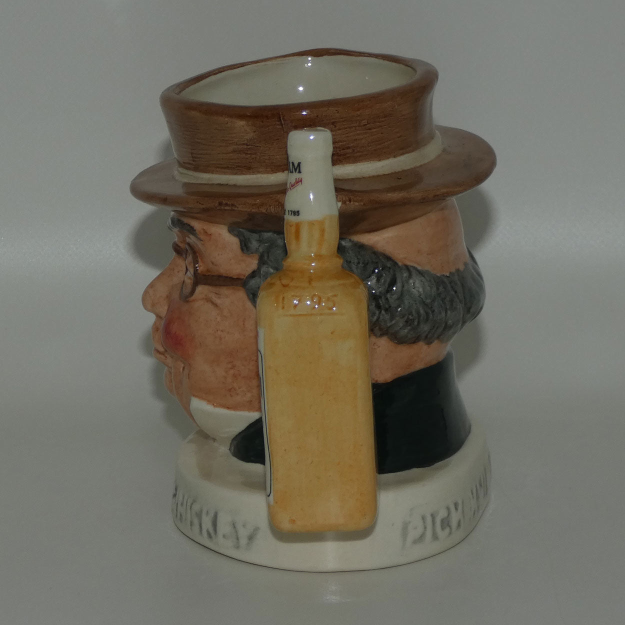 D- Royal Doulton small character jug Mr Pickwick | Pick Kwik Derby Jim Beam