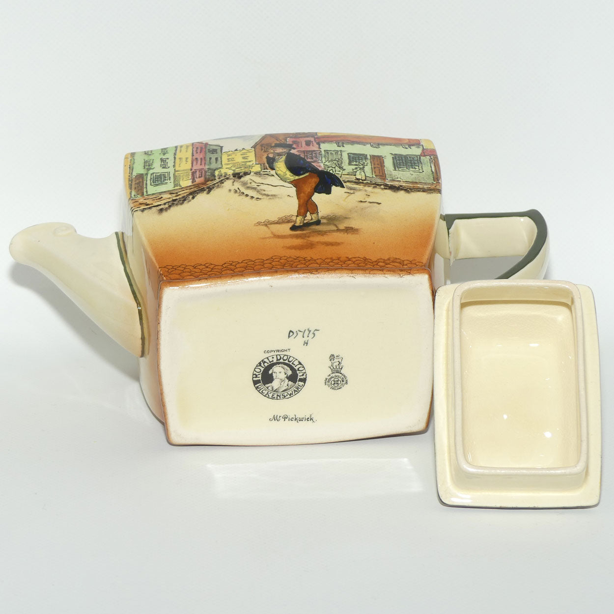 Royal Doulton Dickens Mr Pickwick Friar shape teapot D5175