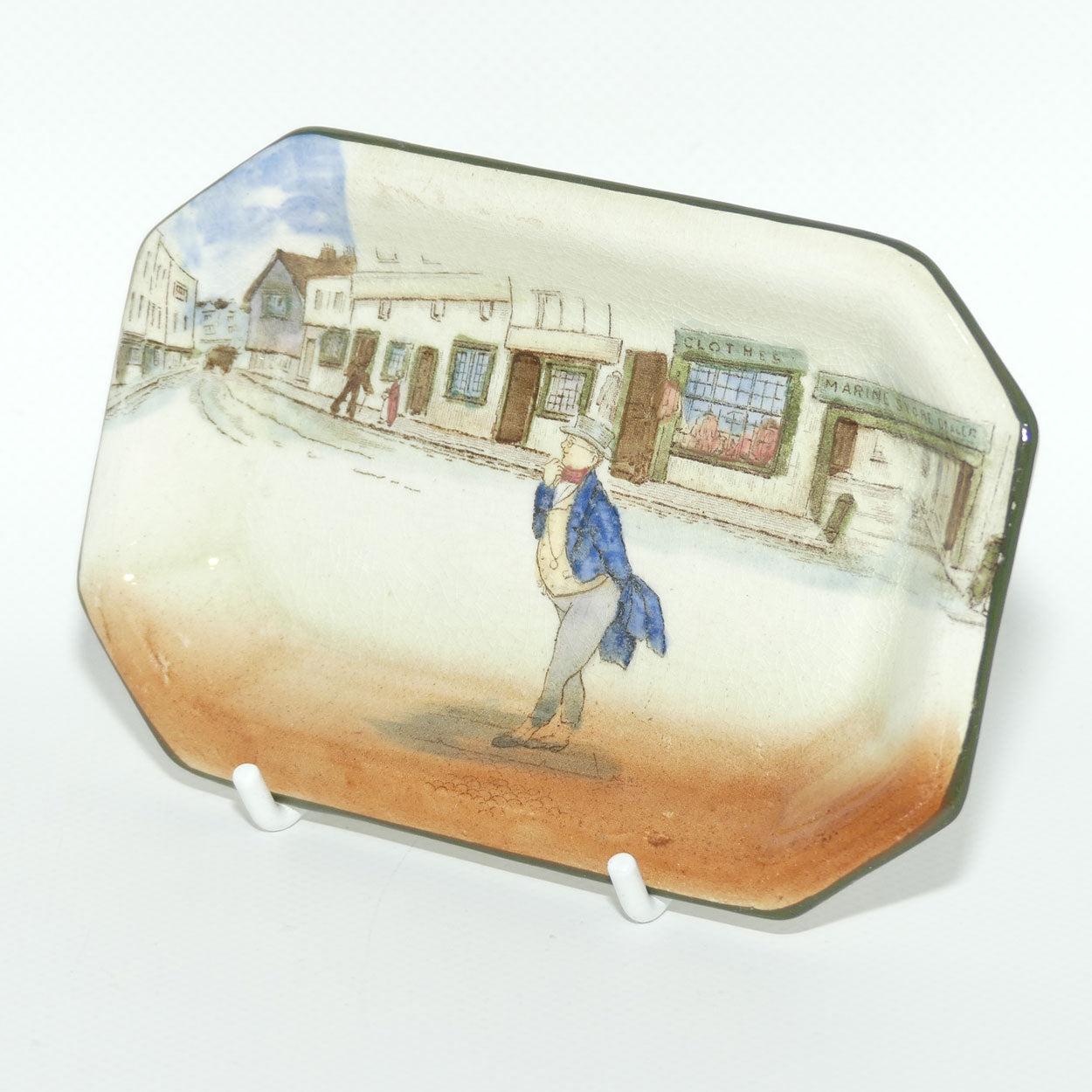 Royal Doulton Dickens Mr Pickwick small tray D2973