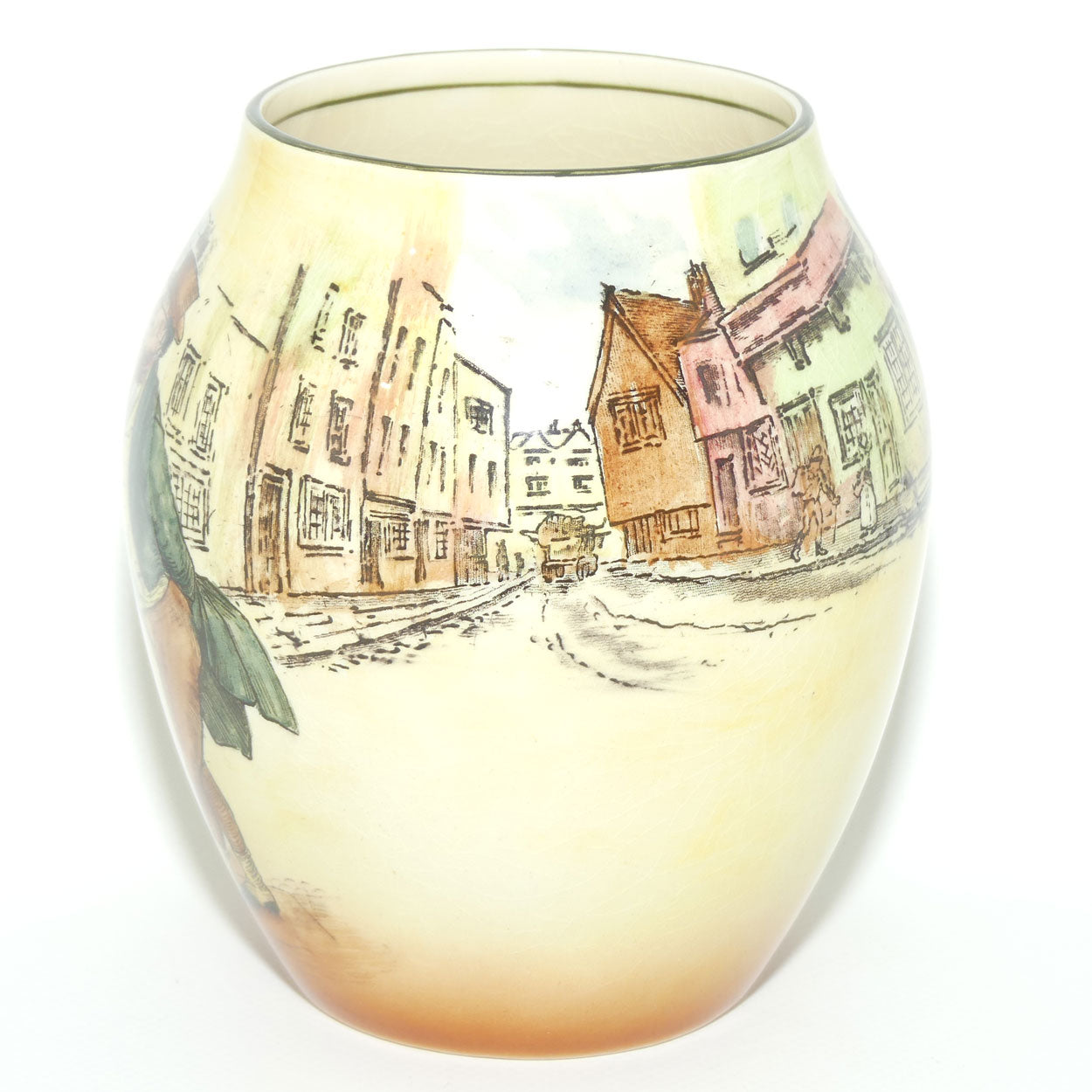 Royal Doulton Dickens Mr Pickwick bulbous vase D5175