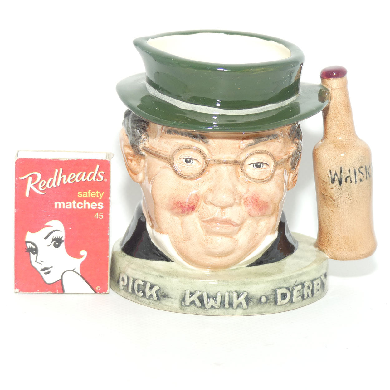 D- Royal Doulton small character jug Mr Pickwick | Pick Kwik Derby Whisky | #1