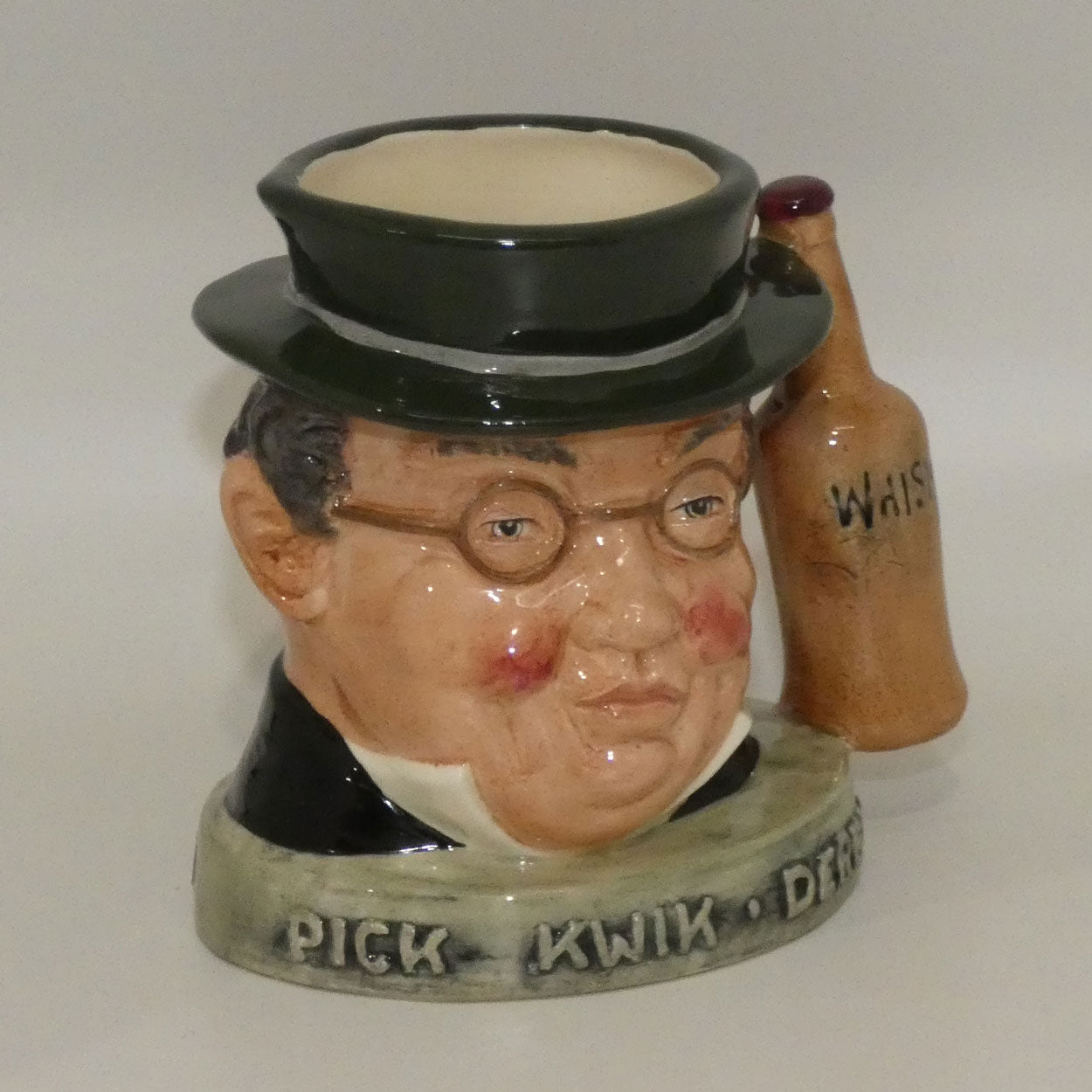 D- Royal Doulton small character jug Mr Pickwick | Pick Kwik Derby Whisky