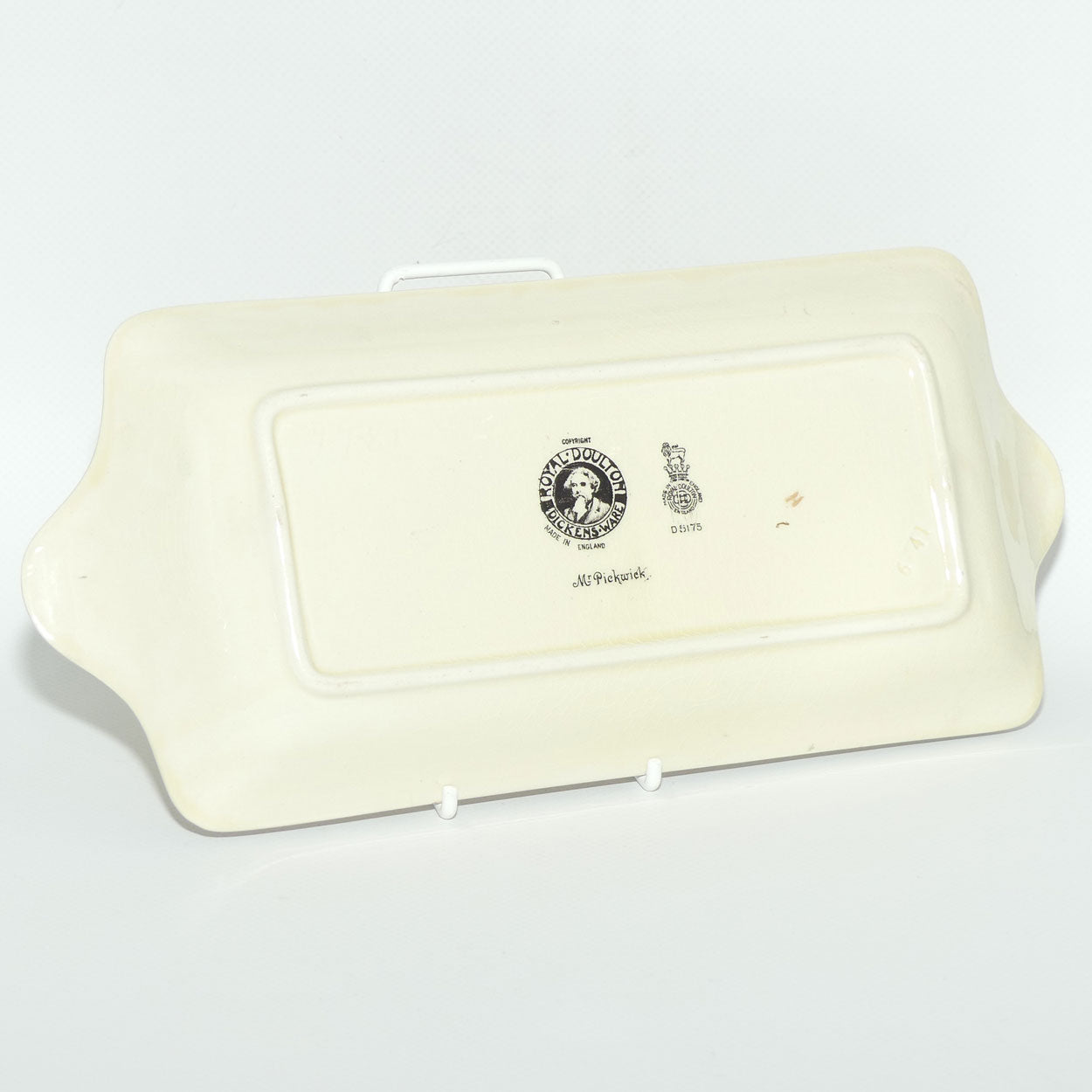 Royal Doulton Dickens Mr Pickwick York sandwich tray D5715