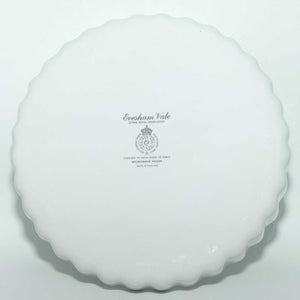 Royal Worcester Vitreous Bakeware | Evesham Vale pattern | fluted edge pie dish