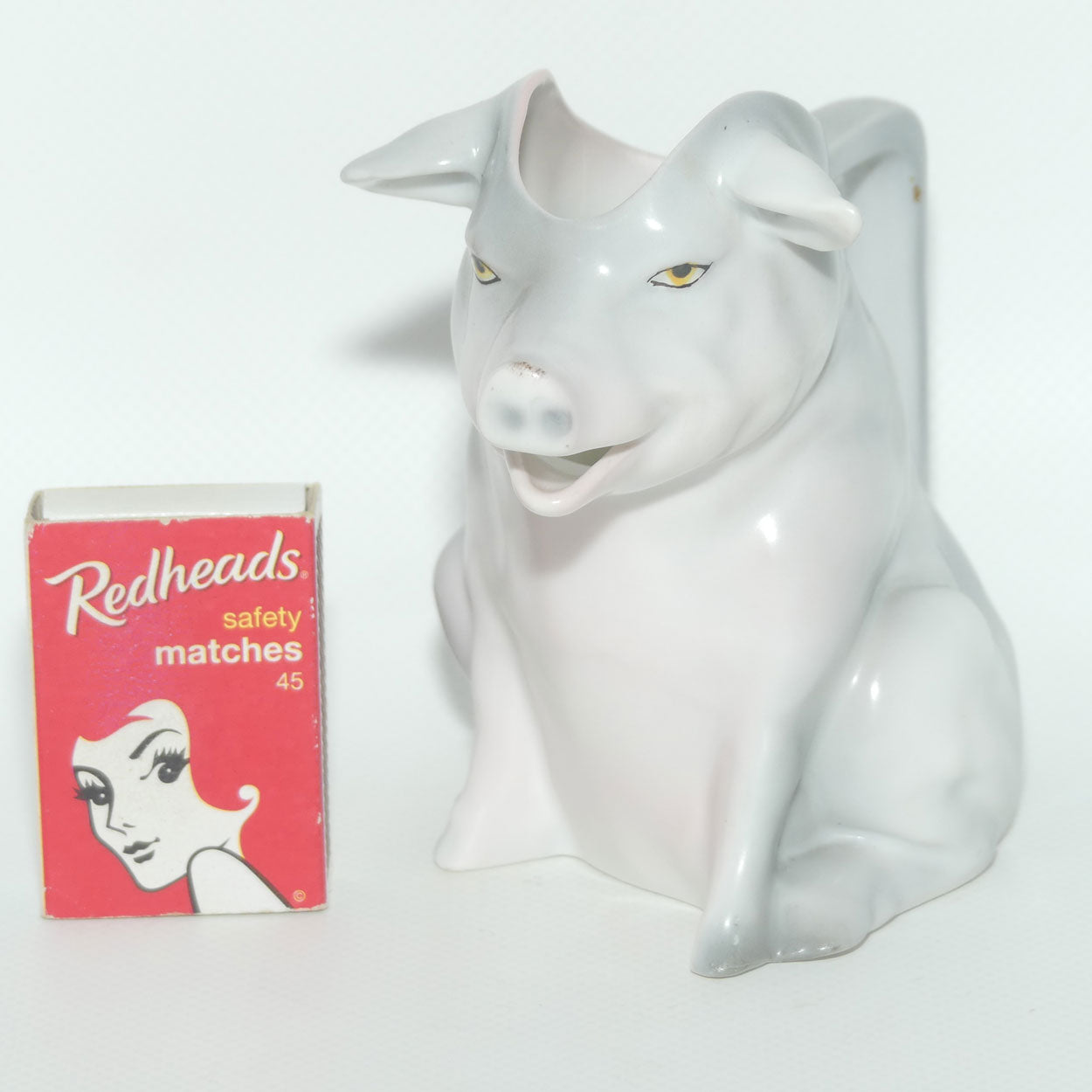 Royal Bayreuth Bavaria figural Novelty Pig creamer