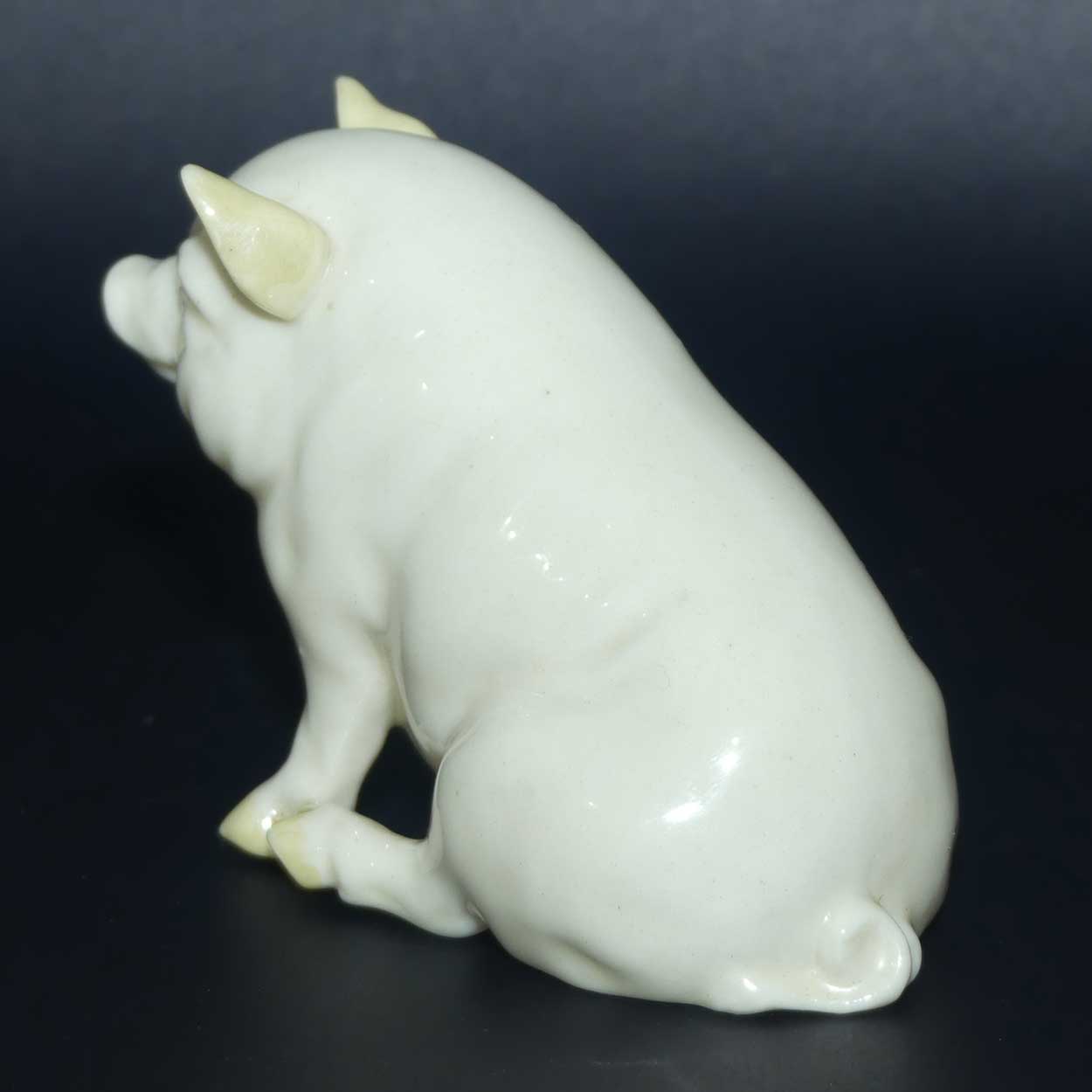 Belleek Pig with Ears Up | 1st Green Mark | #2