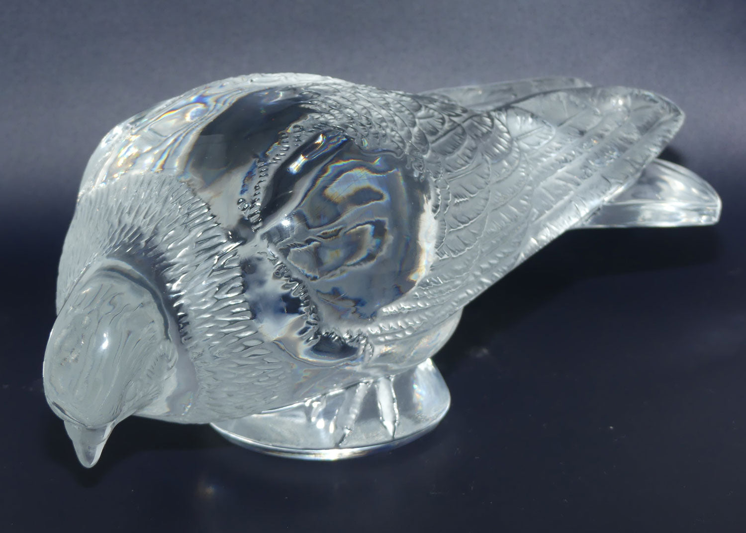 Lalique France Life size Pigeon figure | Pigeon Verviers