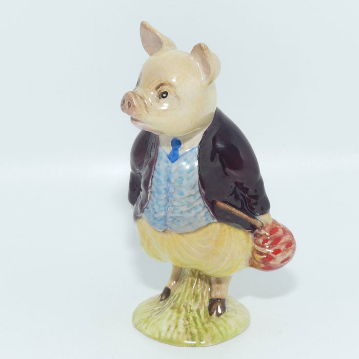 Beswick Beatrix Potter Pigling Bland | Maroon Coat | BP2a | #1