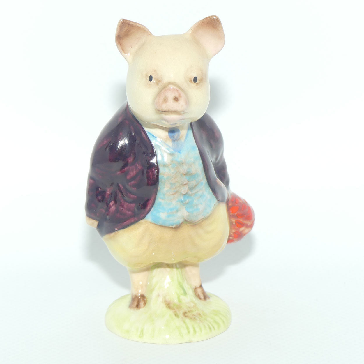 Beswick Beatrix Potter Pigling Bland | Maroon Coat | BP2a