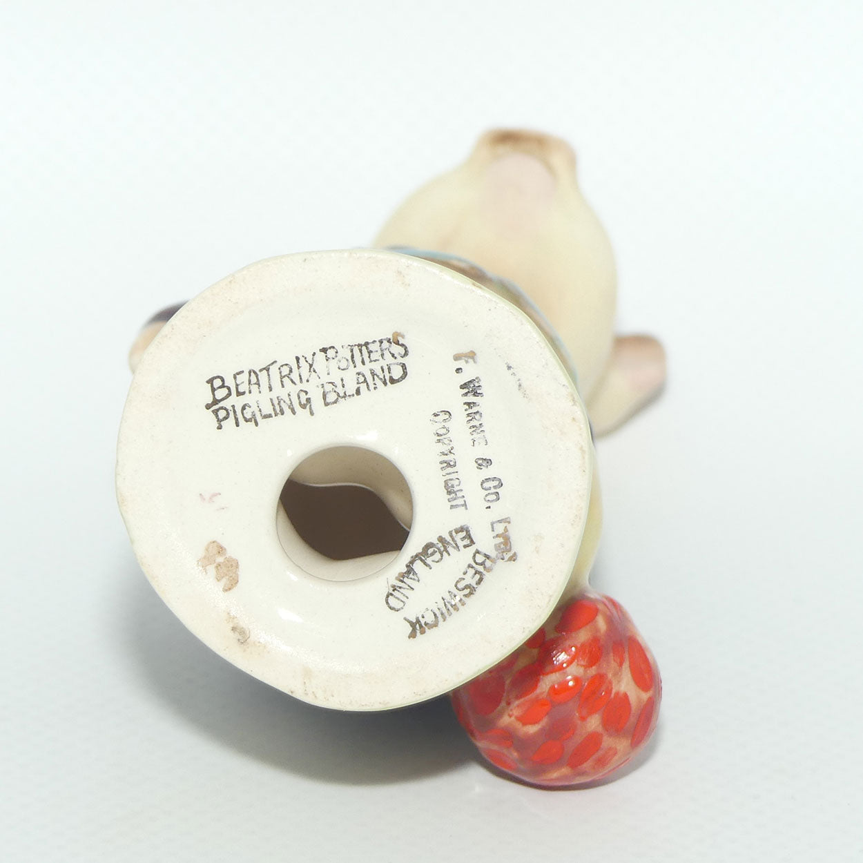 Beswick Beatrix Potter Pigling Bland | Maroon Coat | BP2a