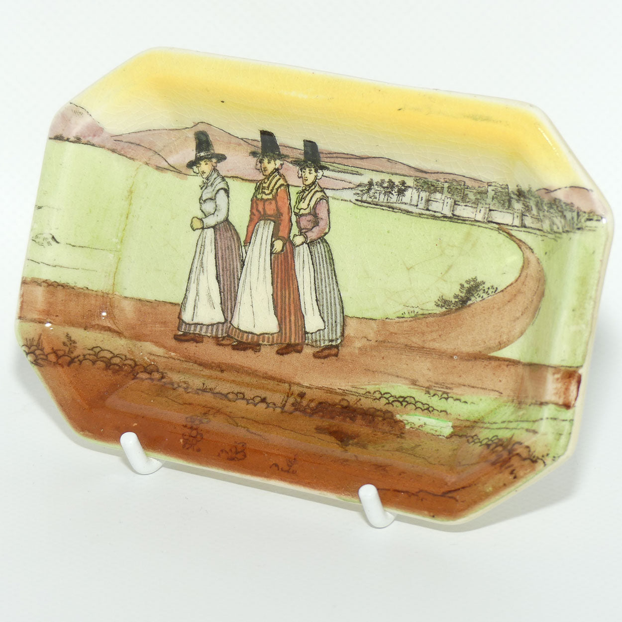 Royal Doulton Welsh rectangular miniature tray