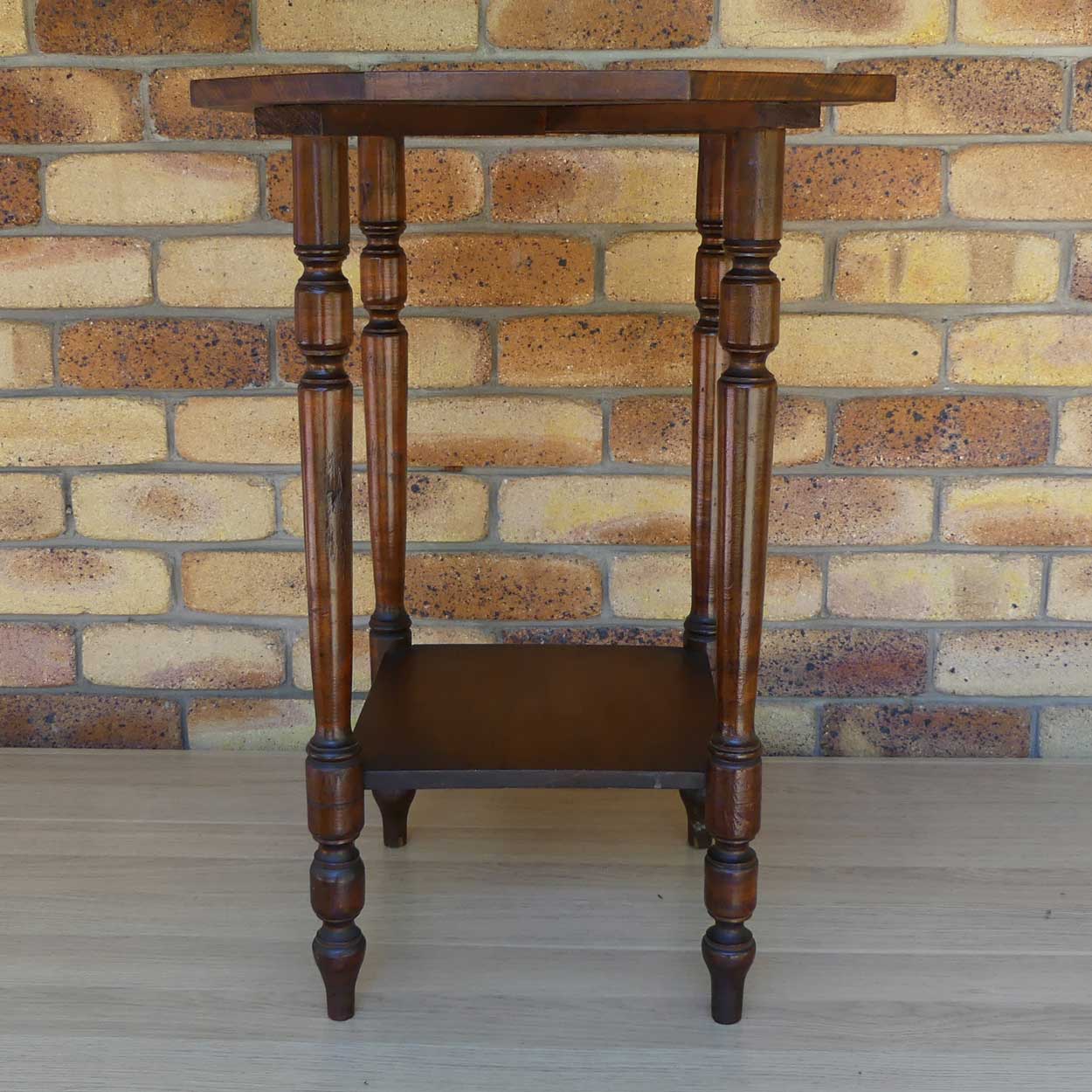 Australian Colonial Pine Hexagonal Cricket table