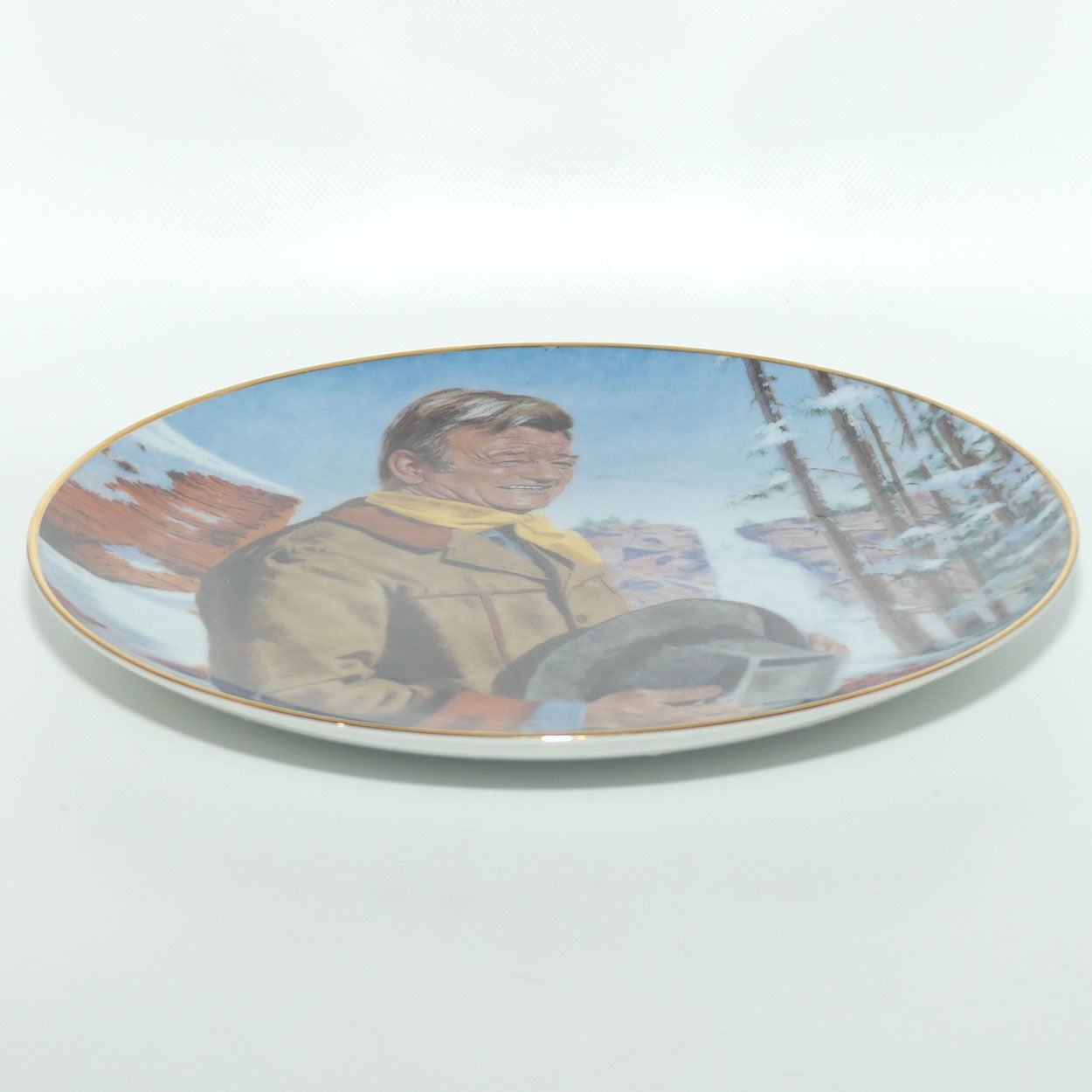 Franklin Mint Heirloom plate | John Wayne | Pine Ridge