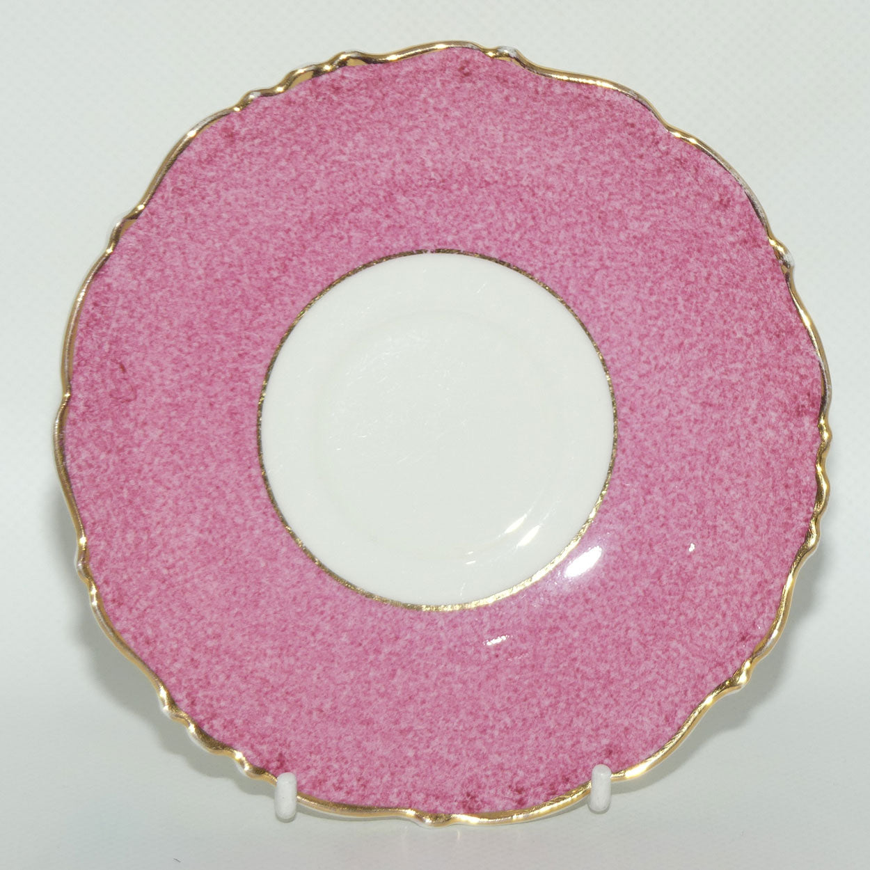 Coalport Bone China Pink ground Floral spray duo