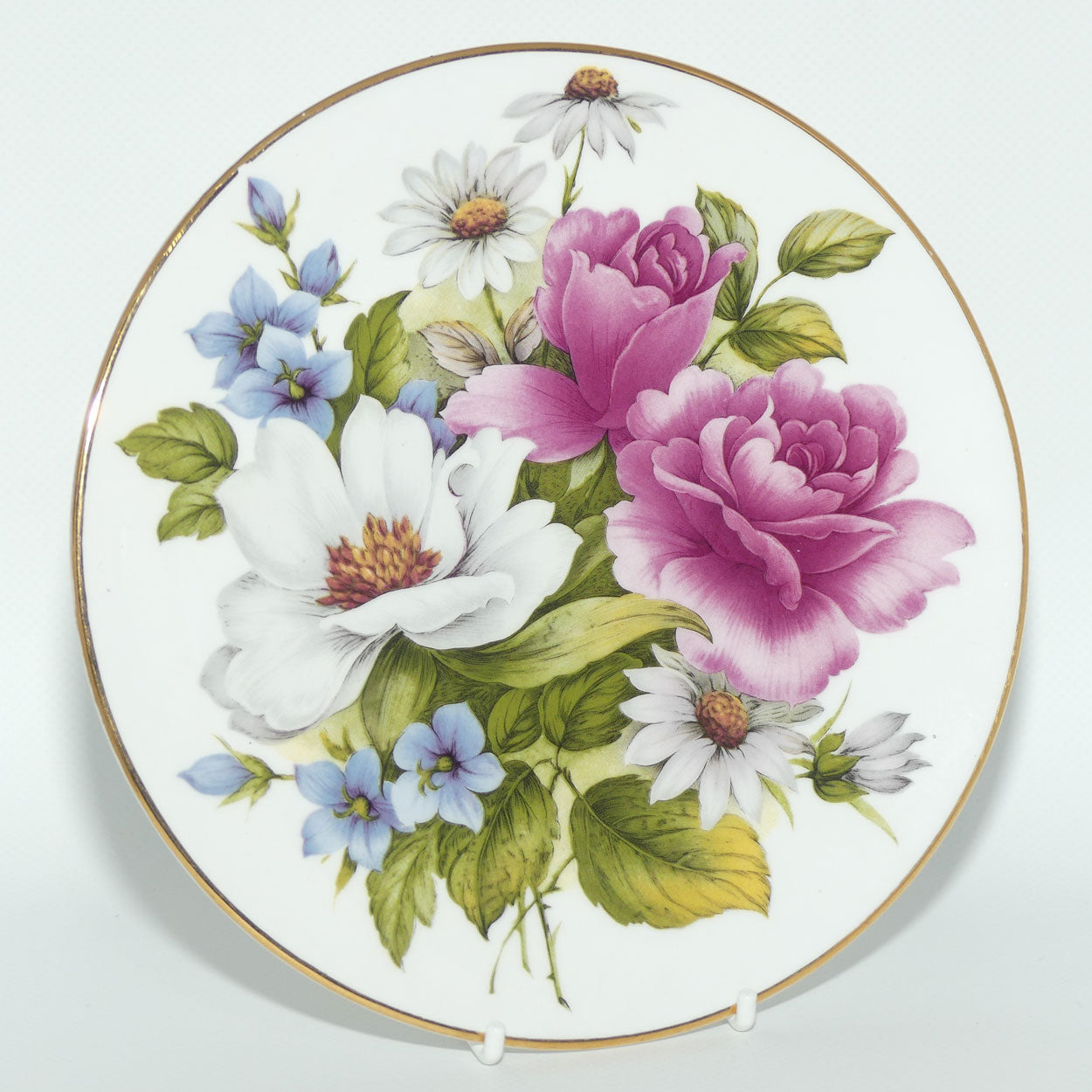 Royal Grafton Bone China Pink and White Floral plate