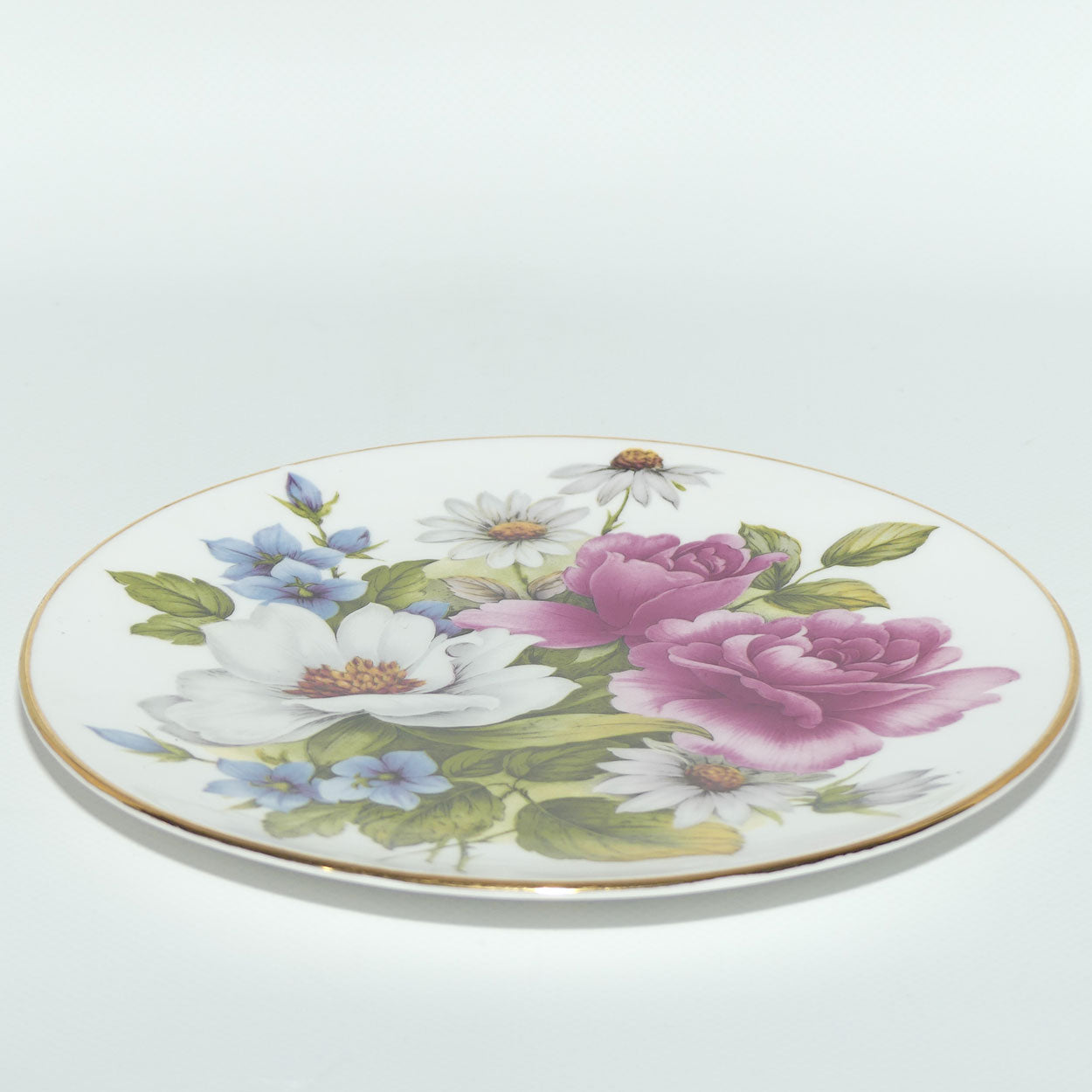 Royal Grafton Bone China Pink and White Floral plate