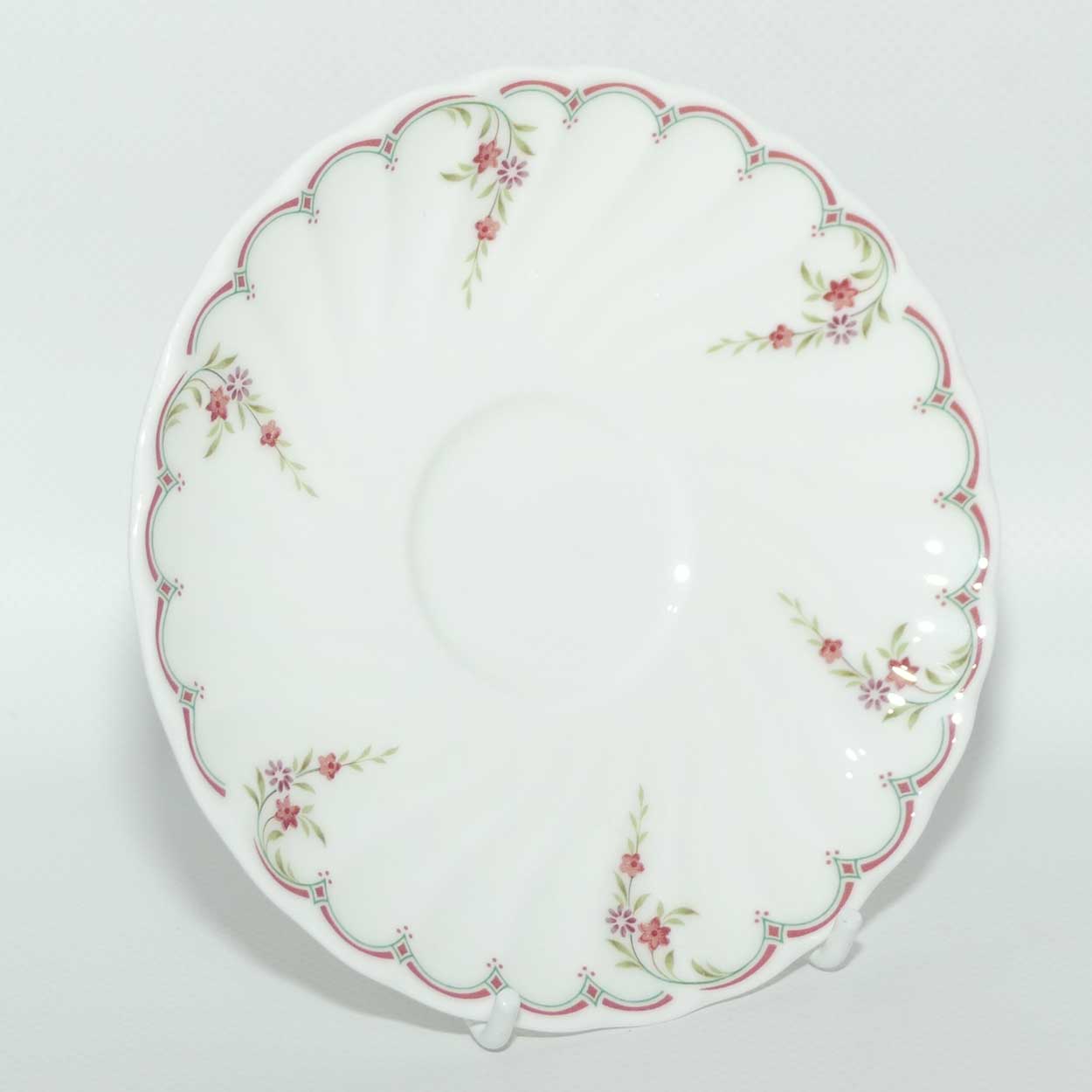 Wedgwood Bone China Pink Garland trio