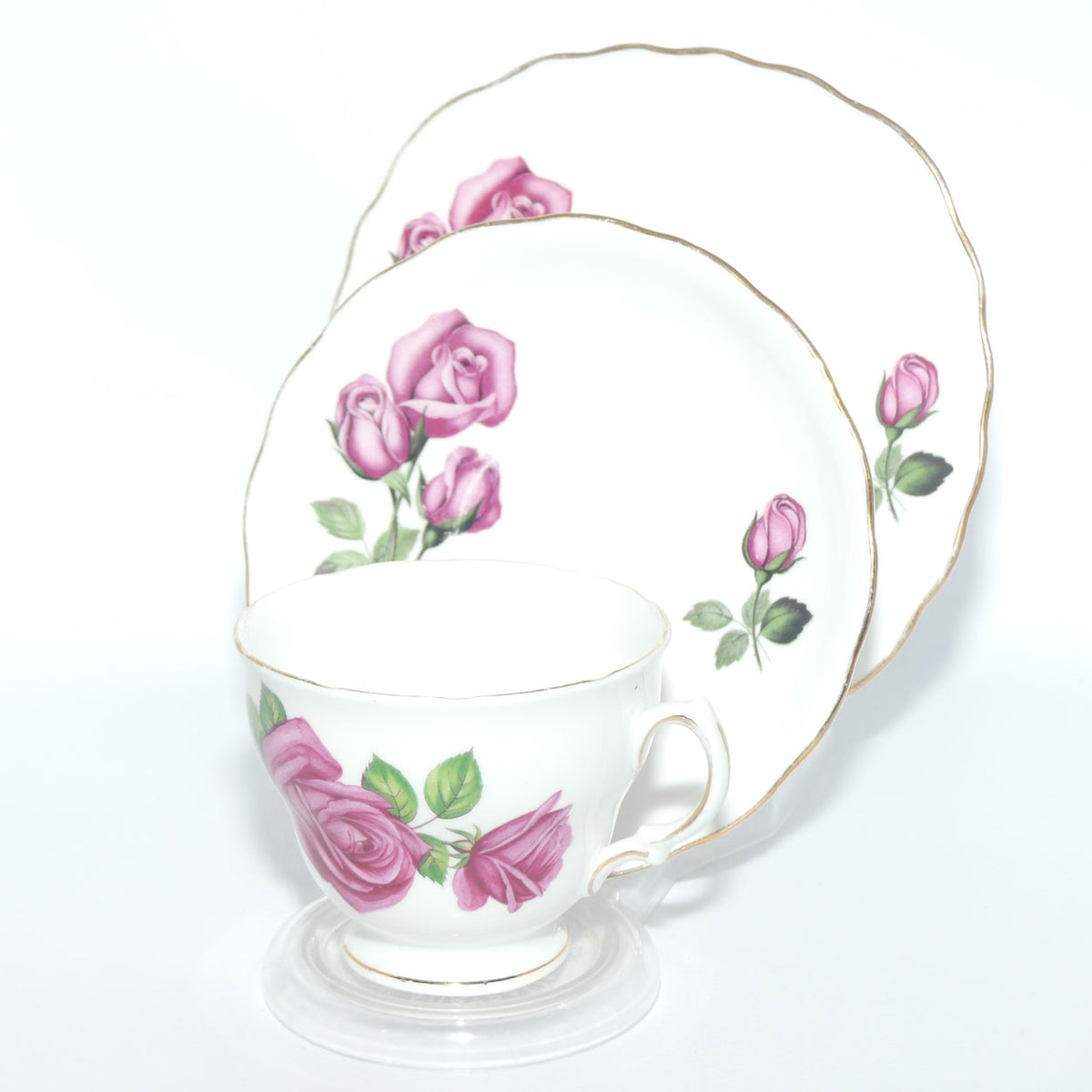 Royal Vale Pretty Roses pattern trio