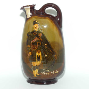 Royal Doulton Kingsware Pipe Major flask | DEWARS