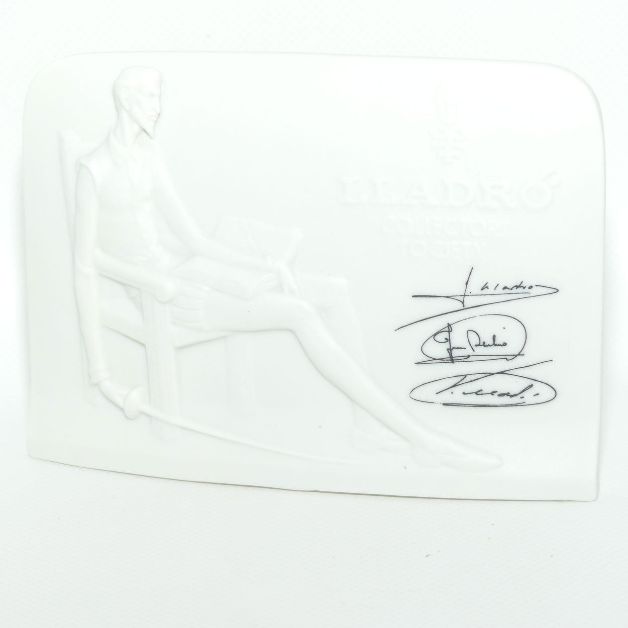 Lladro Collectors Society Don Quixote display plaque