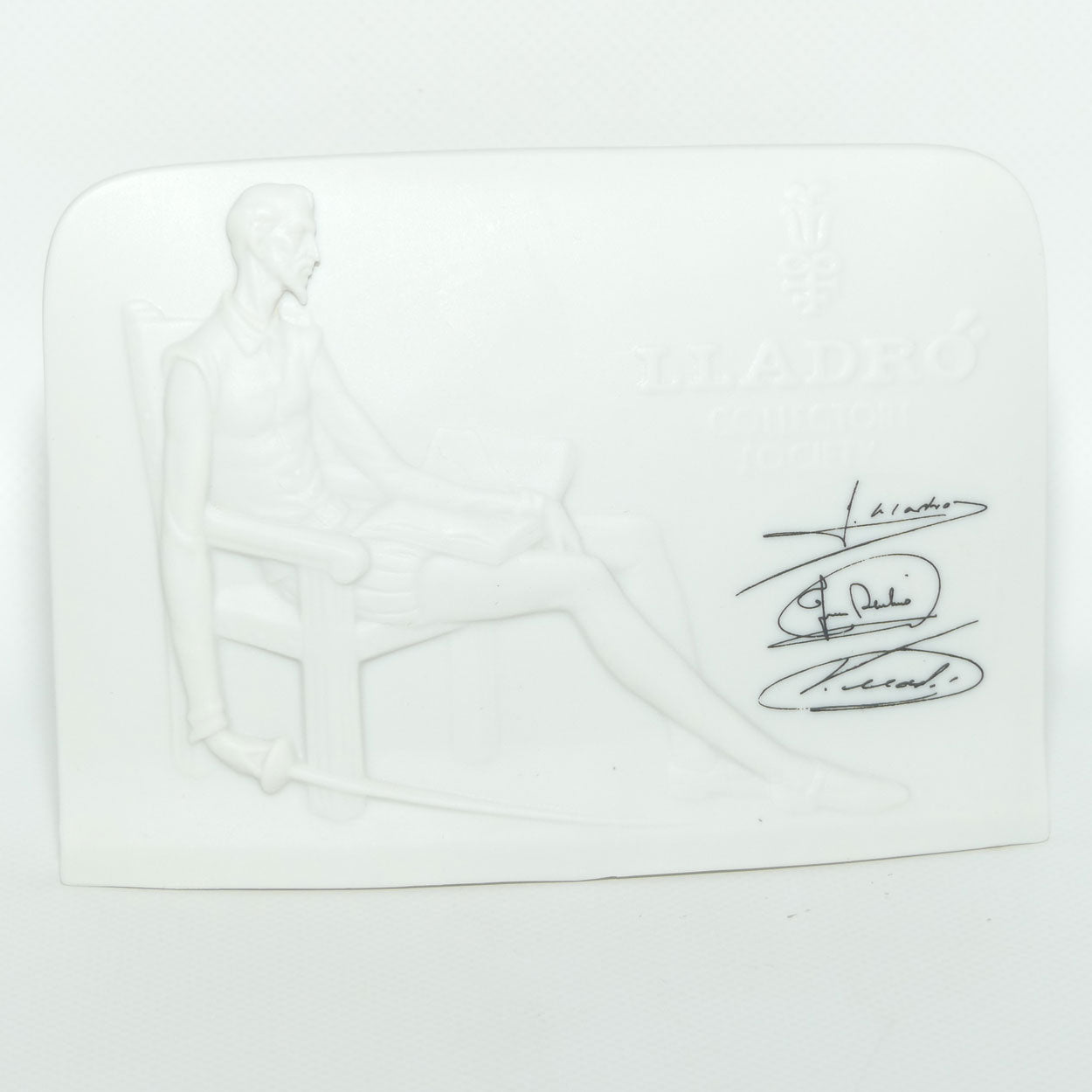 Lladro Collectors Society Don Quixote display plaque