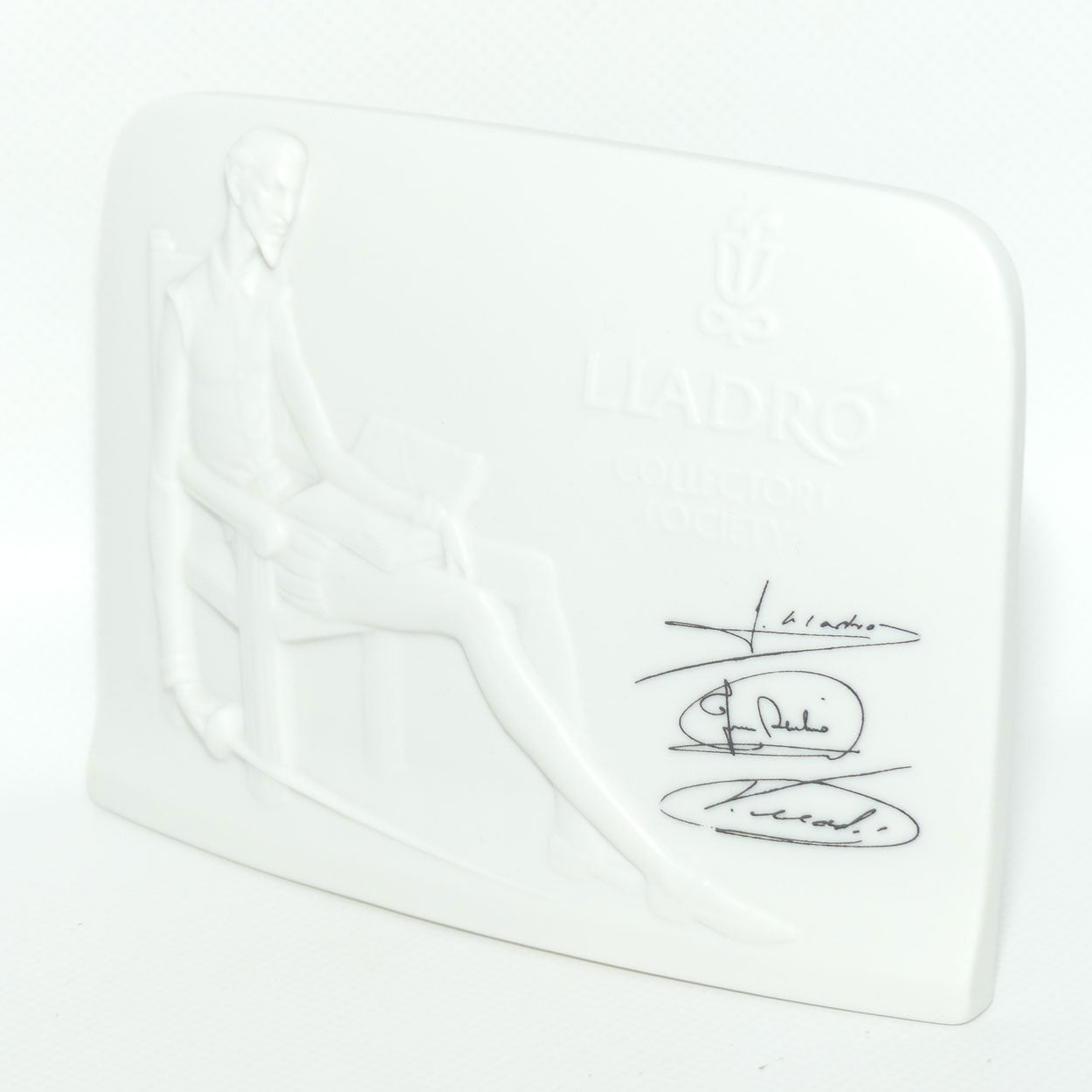 Lladro Collectors Society Don Quixote display plaque | signed