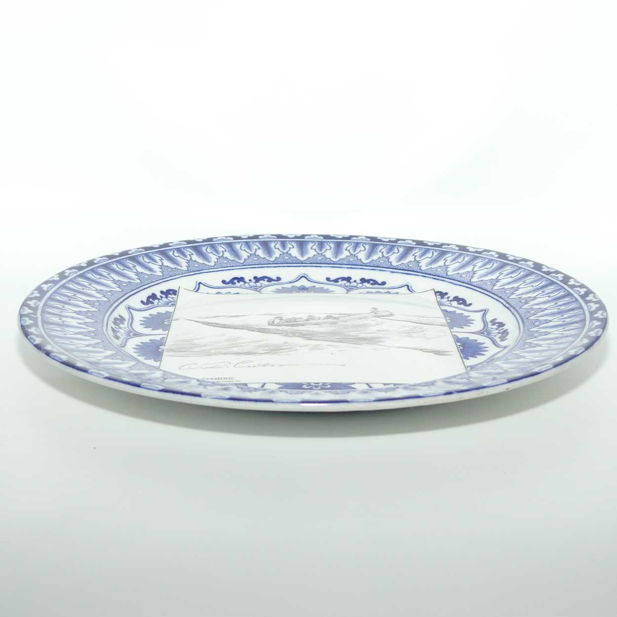 Royal Doulton CD Gibson Girls Plate | #15: They go fishing