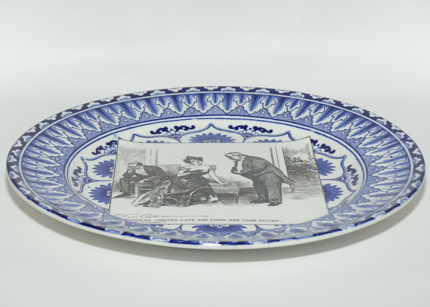 Royal Doulton CD Gibson | Gibson Girls Plate | #17: Mr Waddles arrives...