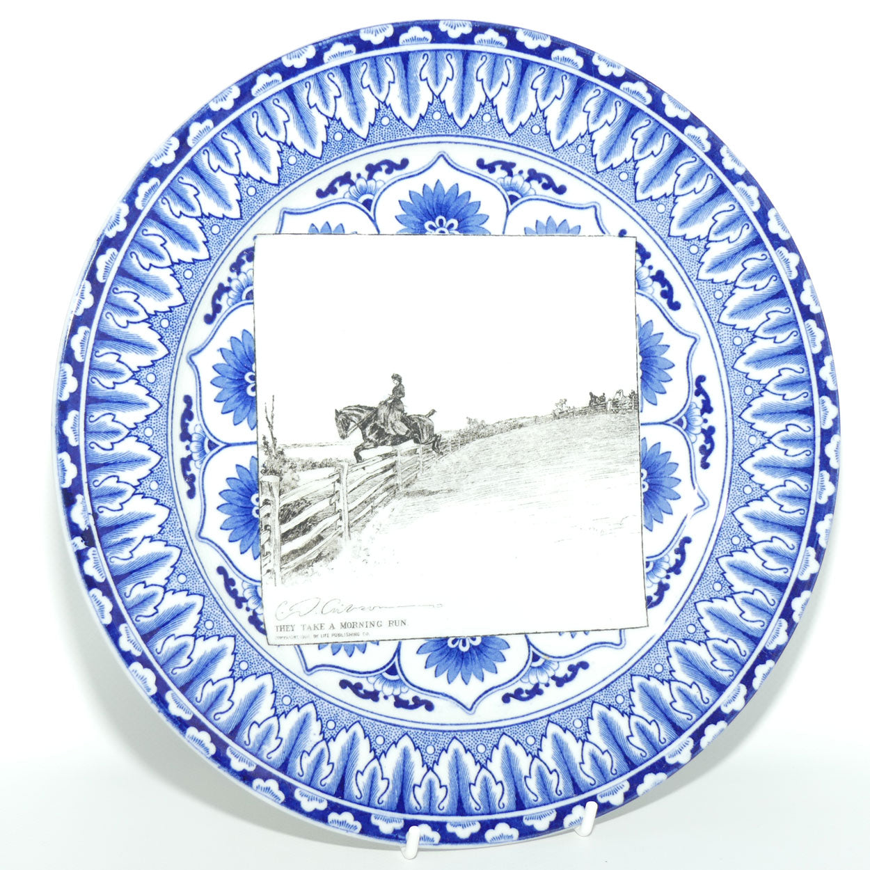 Royal Doulton CD Gibson | Gibson Girls Plate | #19: They take a morning run