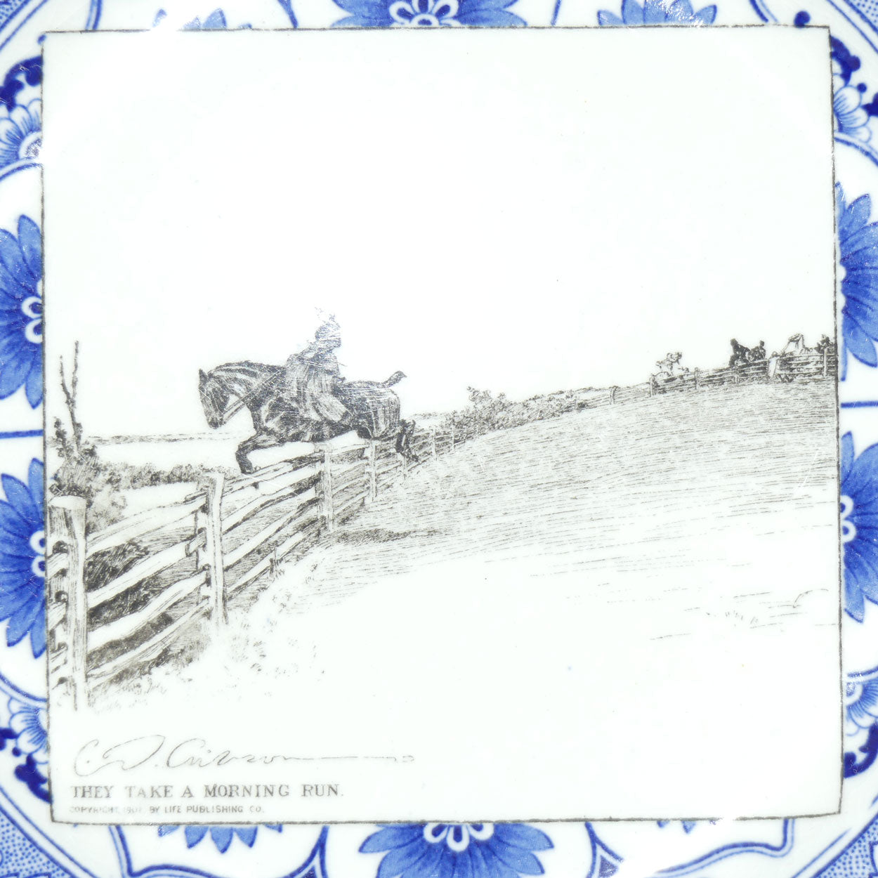 Royal Doulton CD Gibson | Gibson Girls Plate | #19: They take a morning run