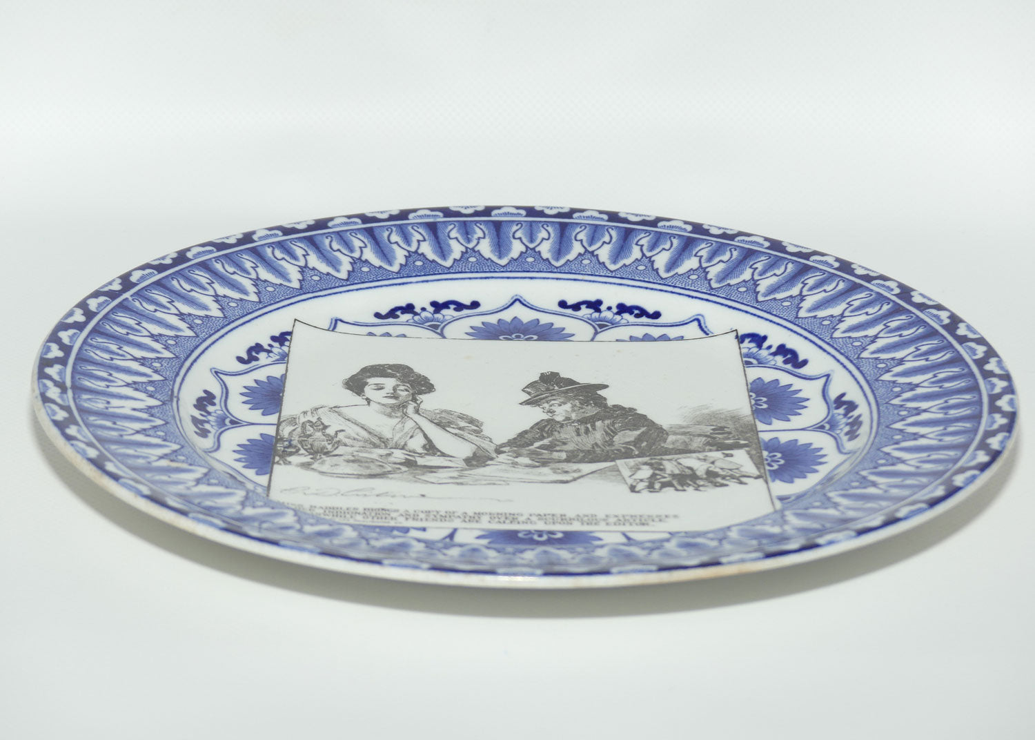 Royal Doulton CD Gibson | Gibson Girls Plate | #20: Miss Babbles brings a copy... | #1