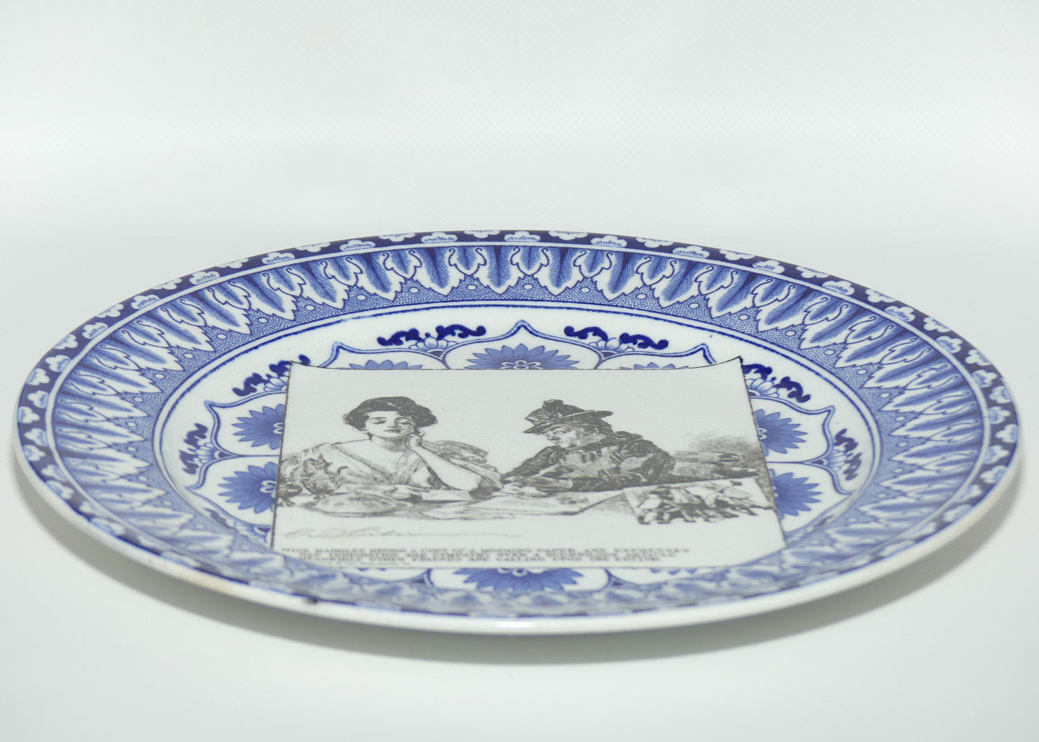 Royal Doulton CD Gibson | Gibson Girls Plate | #20: Miss Babbles brings a copy... | #2