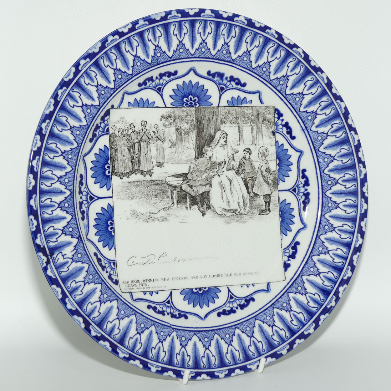 Royal Doulton CD Gibson 'Gibson Girl' plate