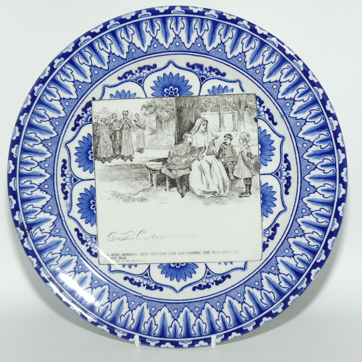 Royal Doulton CD Gibson 'Gibson Girl' plate