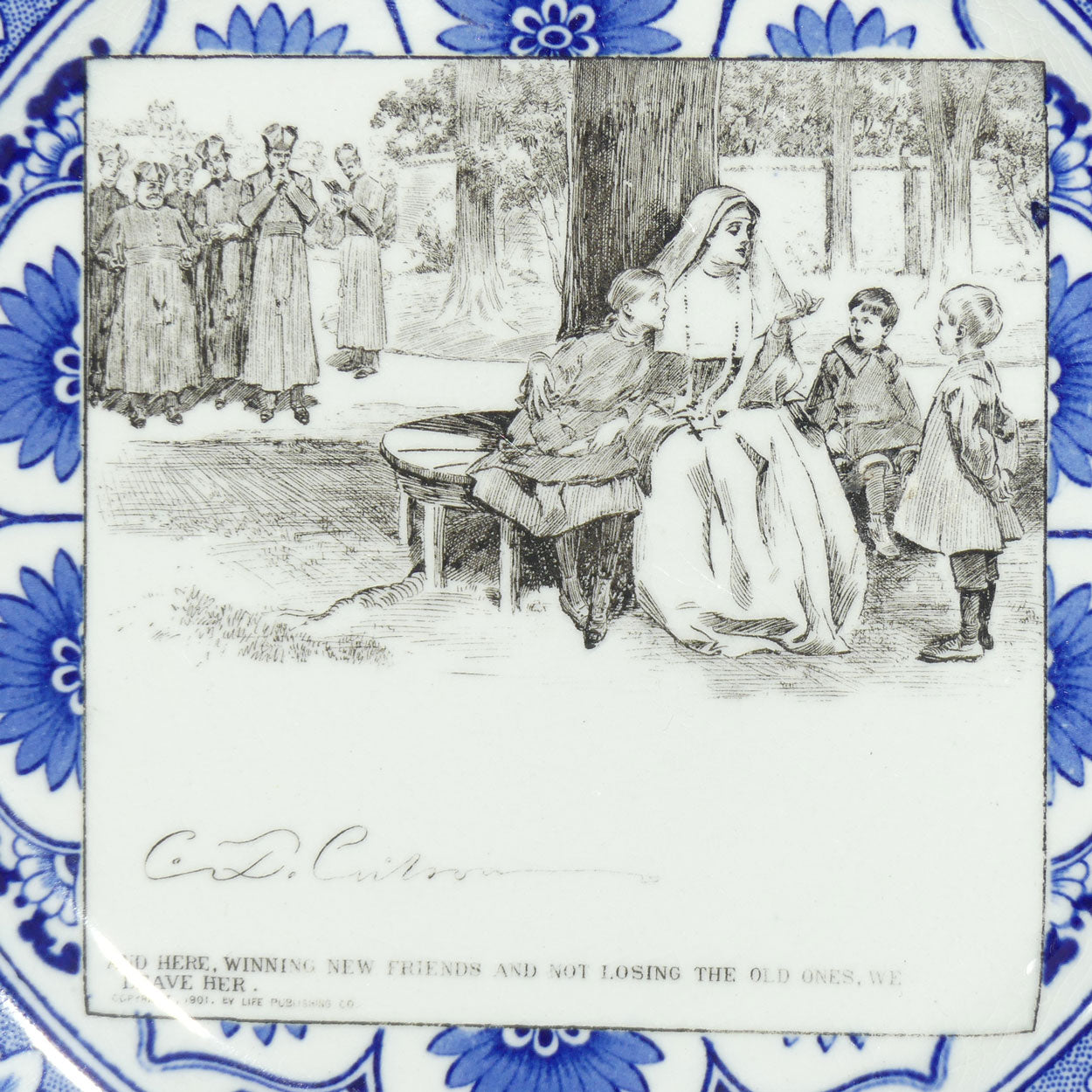 Royal Doulton CD Gibson 'Gibson Girl' plate