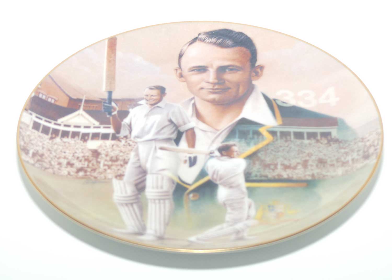 Cricket Memorabilia | Don Bradman: An Australian Legend Collection plate | #2 | Highest Test Score
