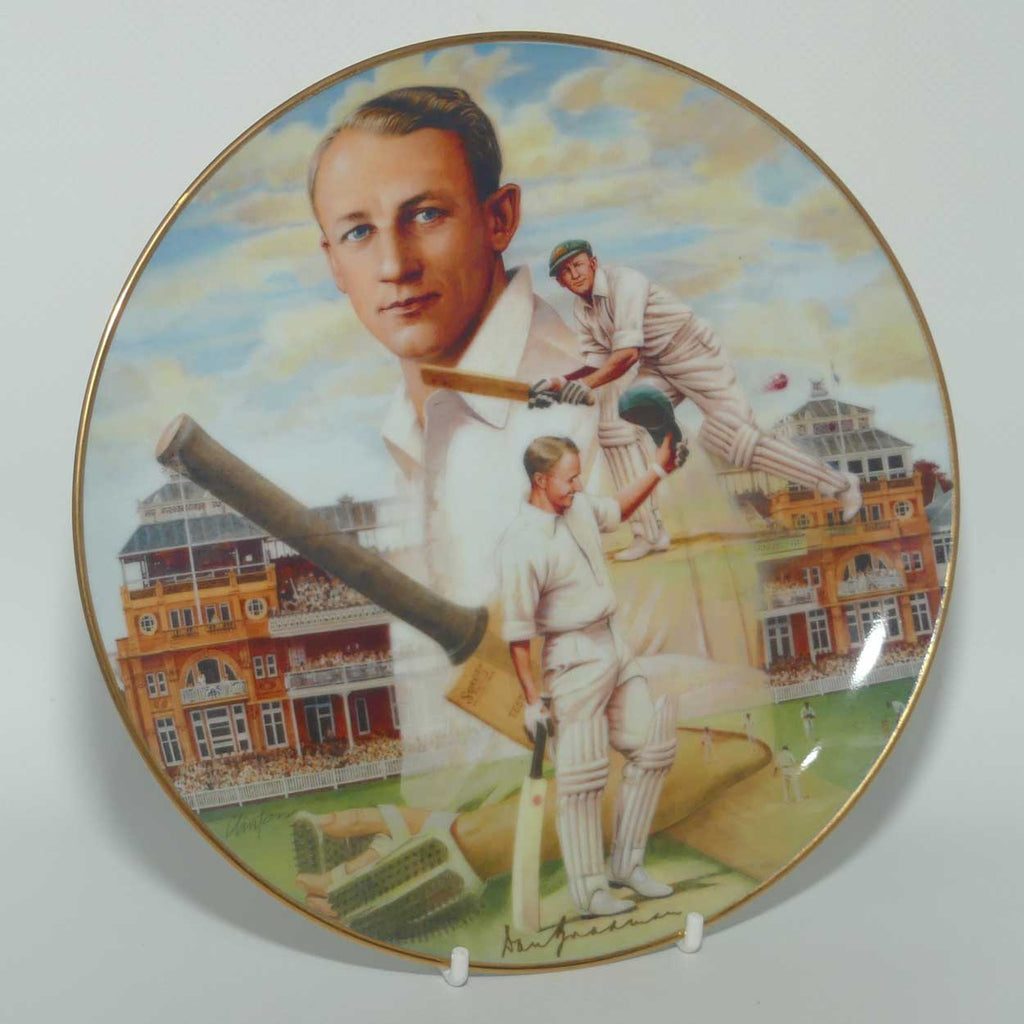 Cricket Memorabilia | Don Bradman: An Australian Legend Collection plate | #3 | My Best Innings