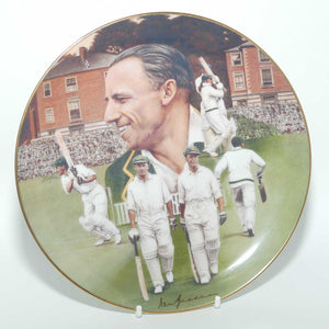 Cricket Memorabilia | Don Bradman: An Australian Legend Collection plate | #5 | Record Partnership